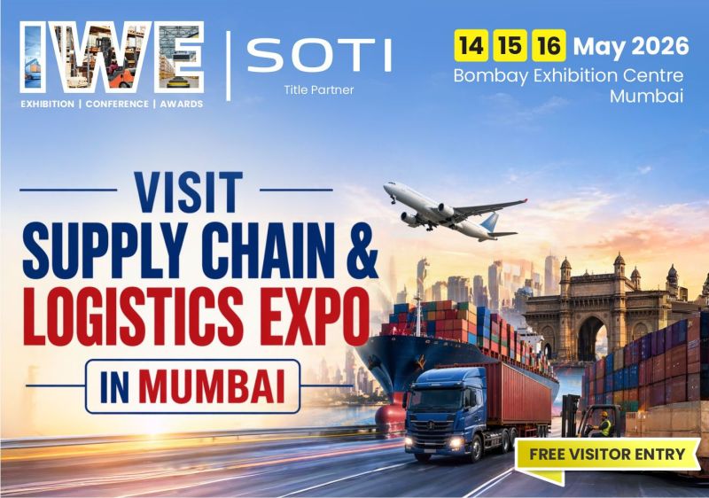 evventoz's tweet photo. Visit the Supply Chain &amp; Logistics Expo 
14–16 May 2026 | Bombay Exhibition Centre, Mumbai. 

Discover the latest in warehousing, automation, robotics, IoT &amp; 3PL solutions. 

Register now: https://t.co/dul2Rp42Yu

#Robotics #mumbai #evventoz https://t.co/0ZGlkJt4Bq