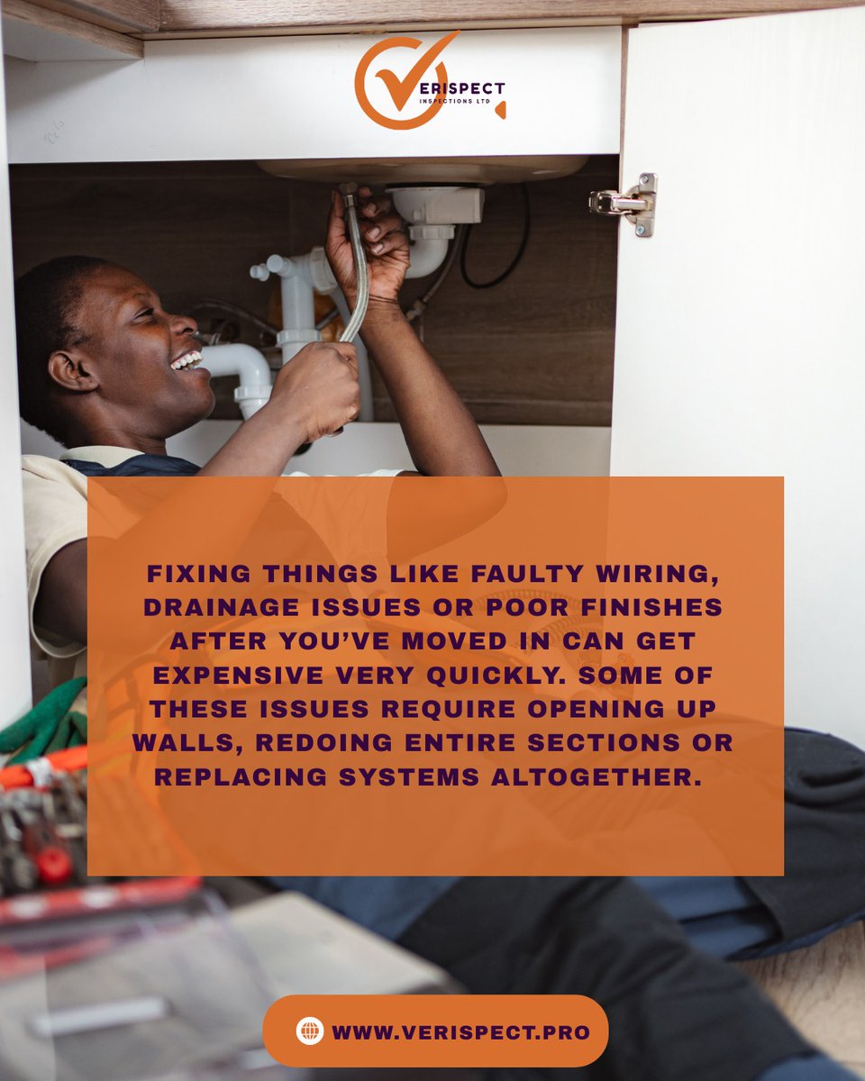 Verispect_'s tweet image. Save yourself from making expensive mistakes. A second look before you commit can be the difference between a confident decision and a costly one later.

#PropertyInspection #RealEstateKenya #HomeInspection #PropertyRisk #KnowBeforeYouBuy