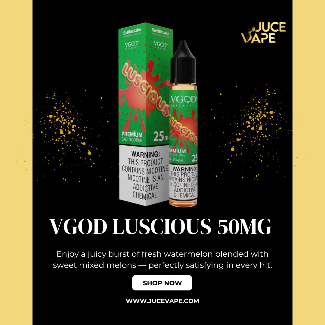 JuceVape1's tweet image. 💨🍉🍈 VGOD Luscious 50mg

Watermelon + mixed melon blast 🔥

Smooth salt nic hit 💨

👉 jucevape.com/product/vgod-s…

#VGOD #SaltNic #VapeLife 💨