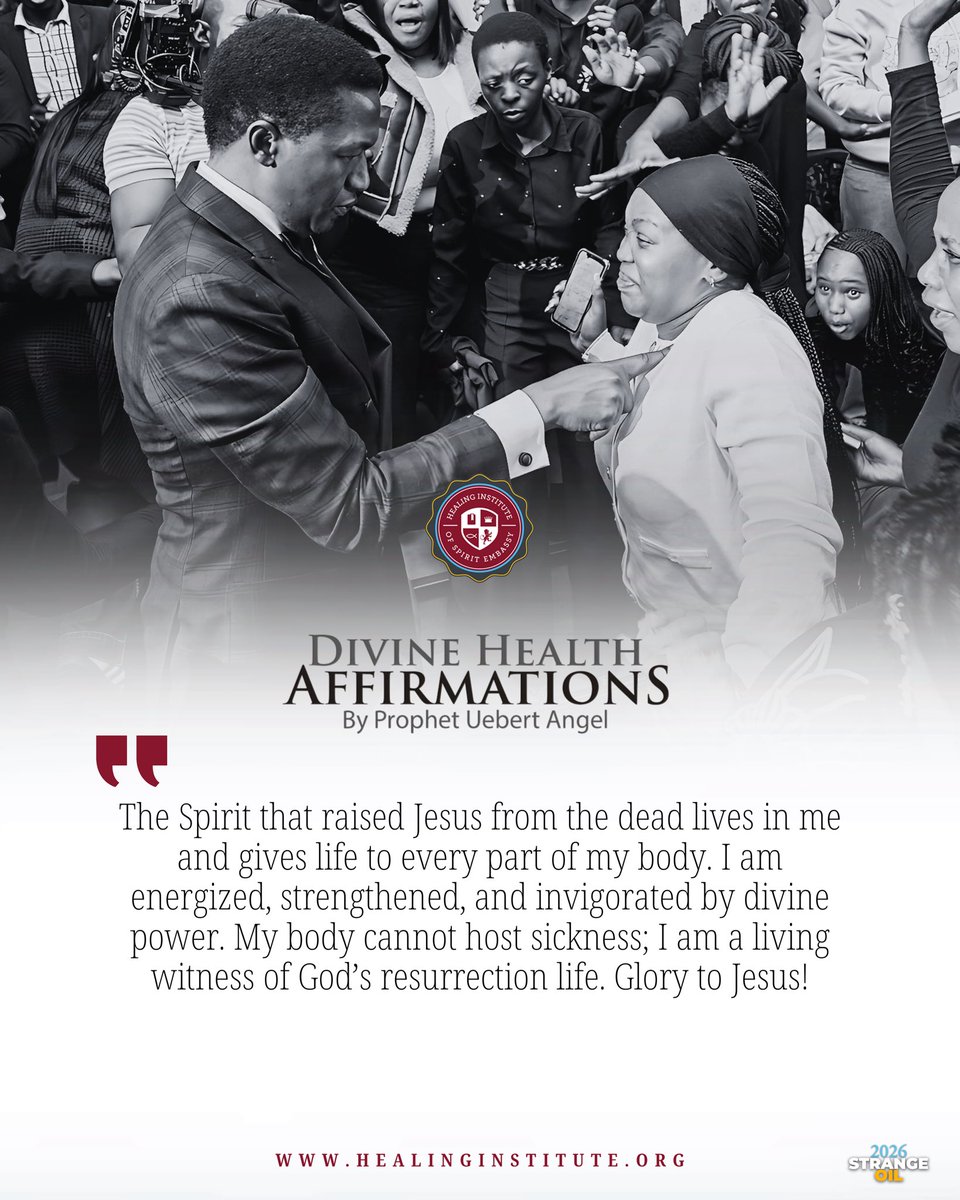 healinginst's tweet image. DIVINE HEALTH AFFIRMATION 

#uebertangel #healinginstitute #healing #affirmation