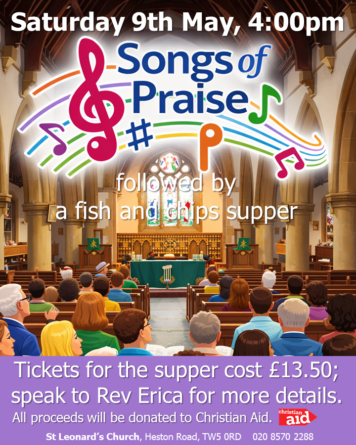 parishofheston's tweet image. 🎶 Songs of Praise with Fish and Chips Supper 🍽️
Join us for an uplifting afternoon of music, community, and great food!
📅 Saturday 9th May  ⏰ 4pm
 🎟️ £13.50 (from Rev Erica)
 👨‍👩‍👧‍👦All ages welcome
#SongsOfPraise #LiveMusic #CommunityEvent #FamilyFriendly #ChurchLife #AllWelcome