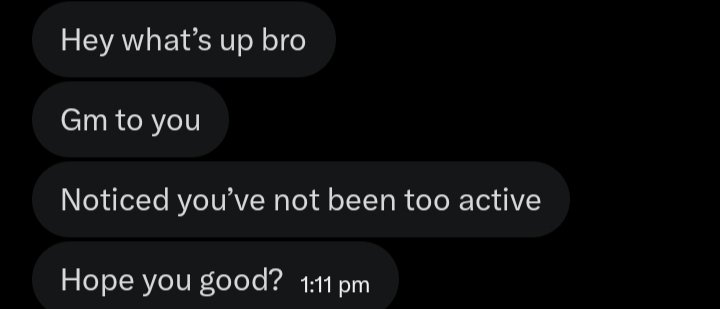 these messages from mutuals really made my day today

i appreciate that more than y’all know.

i’m still here pushing through real life + web3

still replying, still supporting every builder no matter the size.  

looking to connect and turn on notis for more people who really
