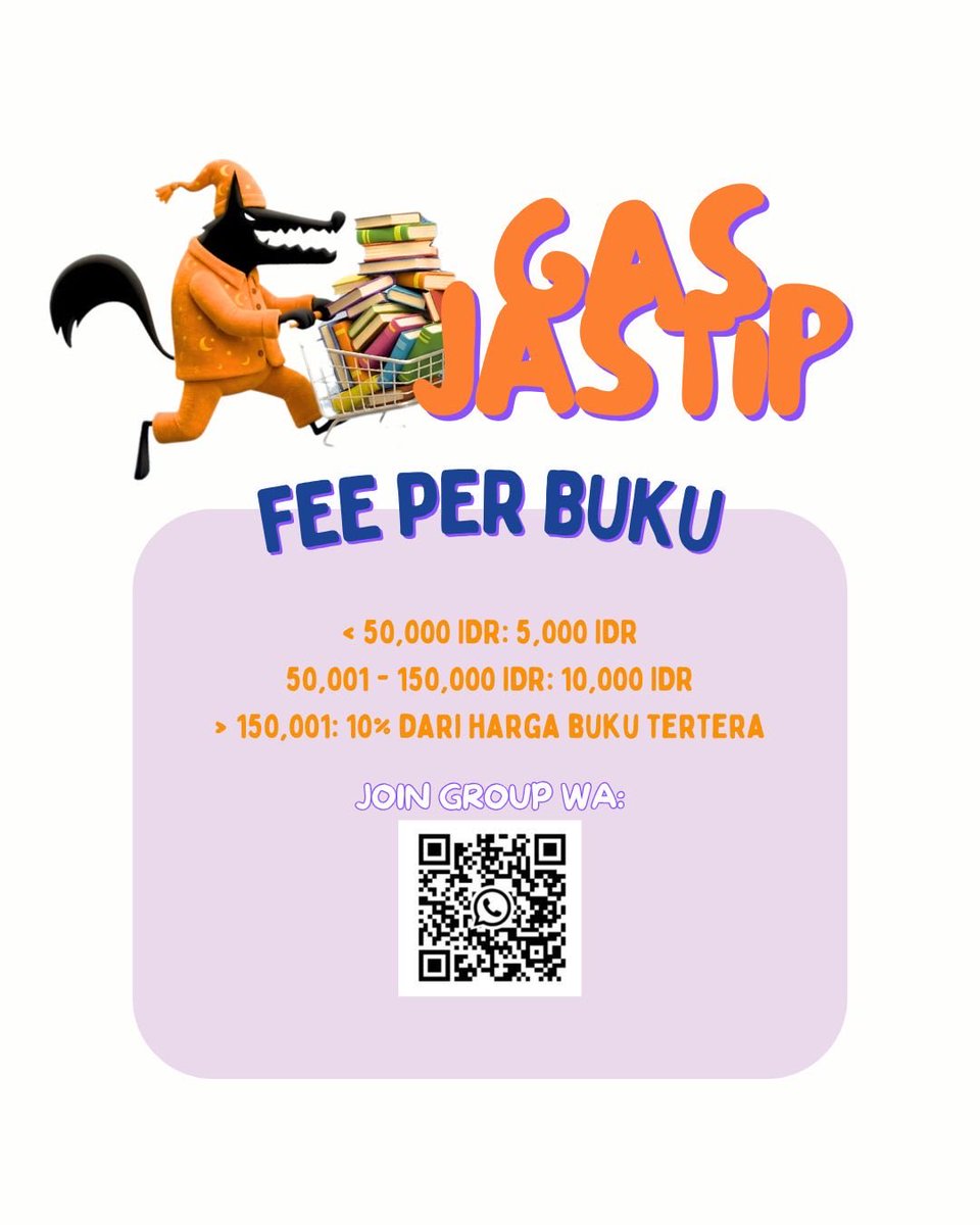 avwkwk's tweet photo. Haloo semua! 👋🏻👋🏻
OPEN JASTIP BBW 2026🥳🤩
ICE BSD
🗓️Start 29 April - 3 Mei 2026

Kalian bisa request buku apapun untuk kita carikan!
Fee jastip start from 5k🤩

Semua informasi foto buku dan apa saja yg ada di BBW akan kita share di group WA dan di IG @/gas.jastip
Pantengin yaa! https://t.co/1gqvgDXh4w