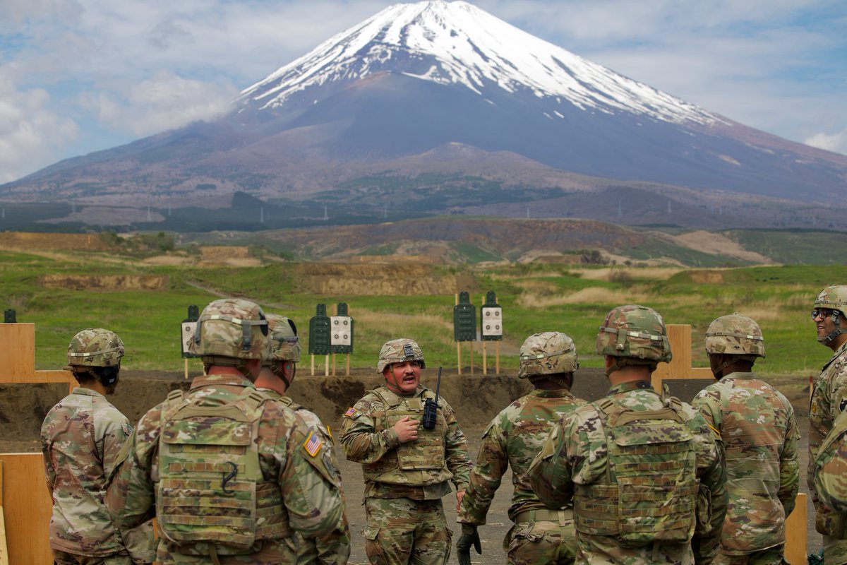 38thADA's tweet photo. Pacific Guardians on the M4 range at Camp Fuji—precision, discipline, and readiness on full display. Lethal. Trained. Ready to fight tonight. ⚔️🇺🇸 #38thADABrigade https://t.co/TIVCu3WsJQ