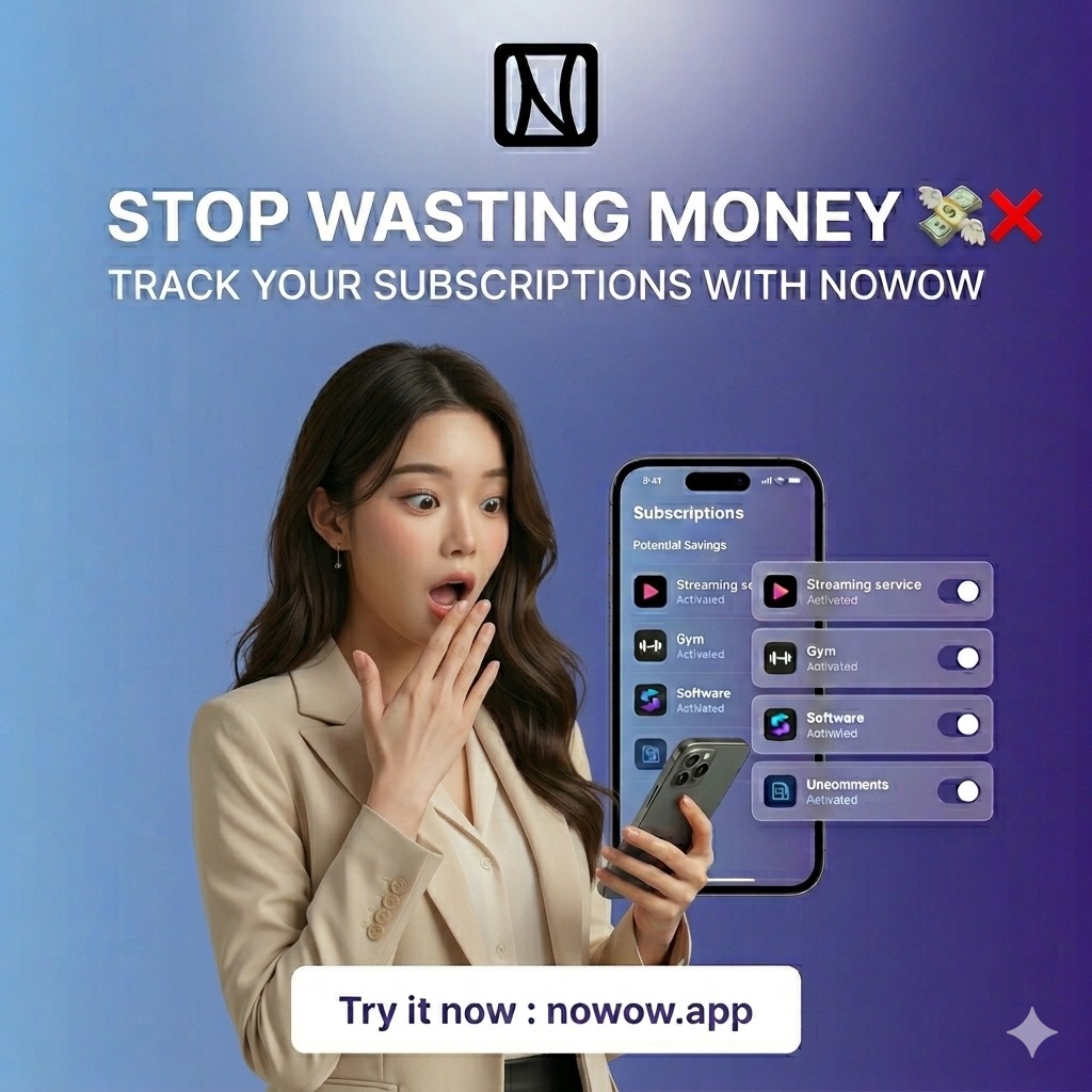 Honey1442793's tweet image. 💸 How many subscriptions are you paying for… but never actually use? 👀

You're probably wasting more than you think.

@NoWowApp helps you:
🫴🏻Track every subscription
🫴🏻Get alerts before you get charged
🫴🏻Save money without effort

Try it now :nowow.app
#SaveMoney