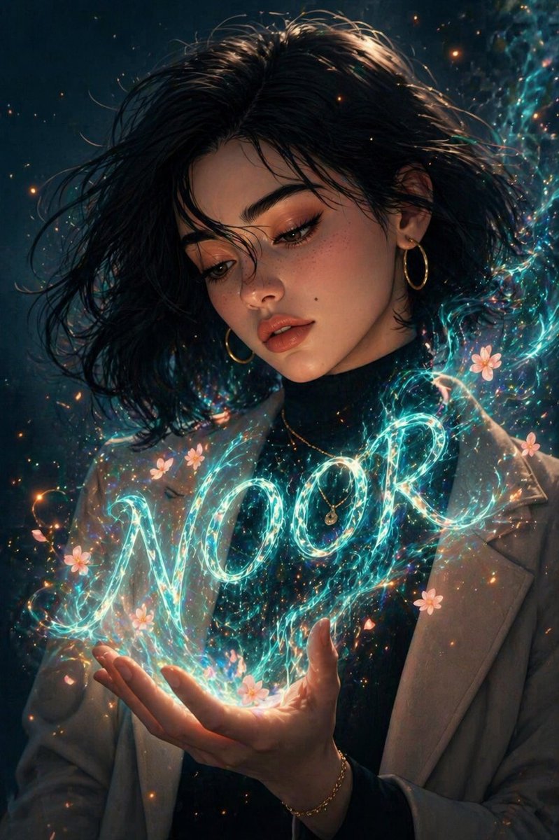 She Becomes the Light She Holds - PromptGather image 1