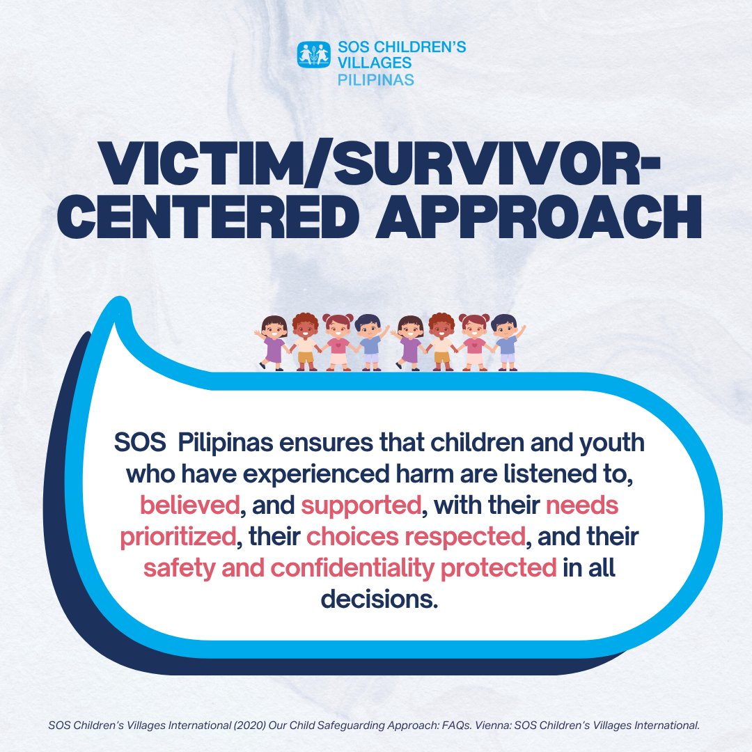 sospilipinas's tweet image. At @sospilipinas , we believe that care and protection go hand in hand. Through #SafeBonds, we share how our Child and Youth Safeguarding (CYS) Policy works, from prevention and protection to participation and recovery. #SOSPilipinas #Give | #Hope | #Chance