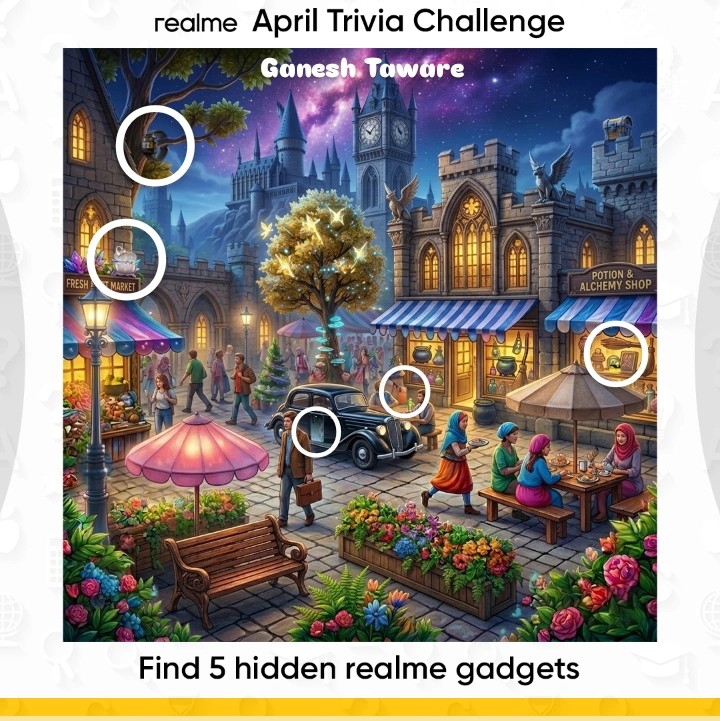 GaneshTaware545's tweet photo. @realmecareIN 1. realme Watch 5
2. realme Buds Clip
3. realme Narzo 100 lite 5G
4. realme P4 Power 5G
5. realme Buds T500 Pro
🔵 Harry Potter and the Philosopher's Stone ✅
🔵 Fortnite prop Hunt ✅
#realmeTrivia #realmeFans #FunWithrealme
@realmecareIN
@godsowntalk @cool_bindra @gsrana4580 https://t.co/NlZDyiVlfg