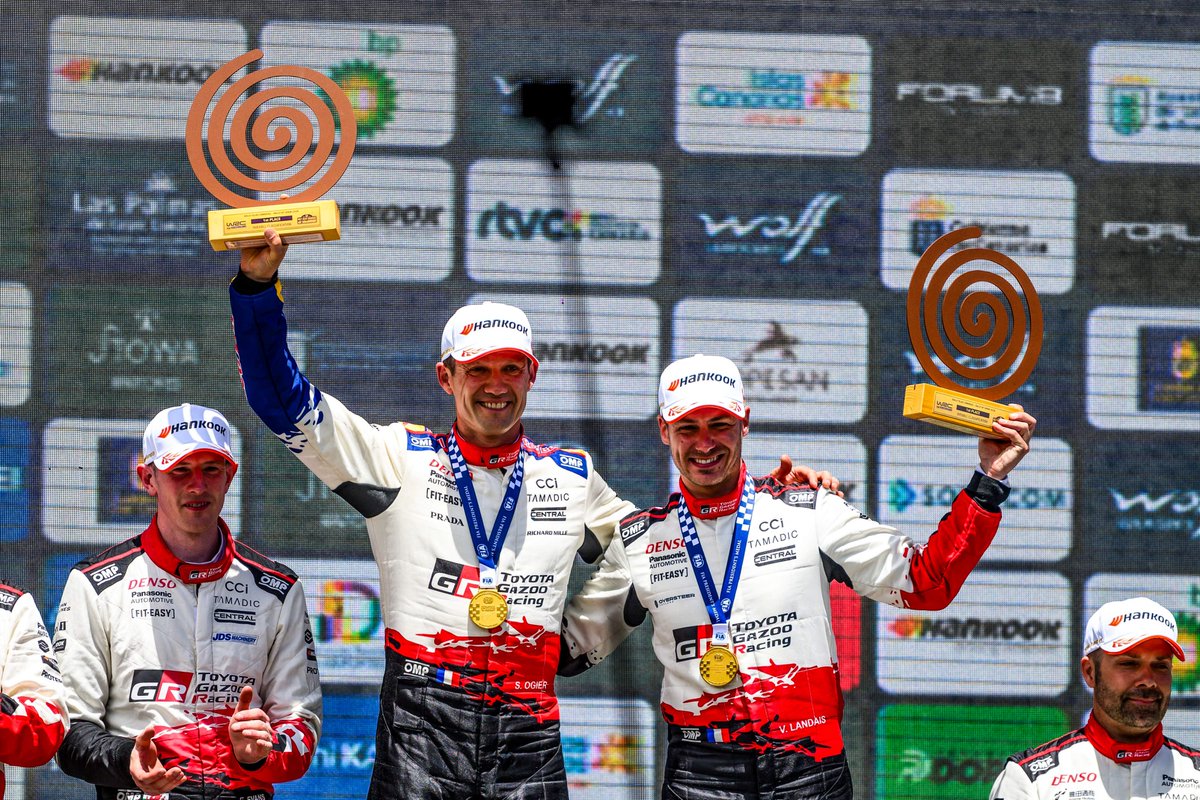 OfficialWRC's tweet image. #WRC Podium 🥳 #RallyIslasCanarias 🇪🇸