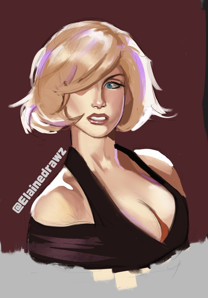 Elainedrawz's tweet photo. Warmups for the day #digitalart https://t.co/bX1hJIIXnD