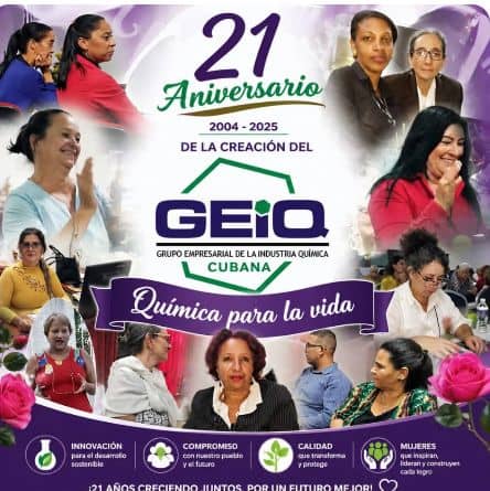 Felicidades a los colectivos de trabajadores del Grupo Empresarial de la Industria Química en #VillaClaraConTodos.
#CubaVencerá