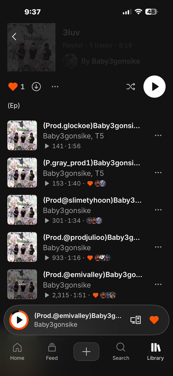 Baby39865's tweet image. 3Luv ep out on all plats #Trending #fyppppp #baby3