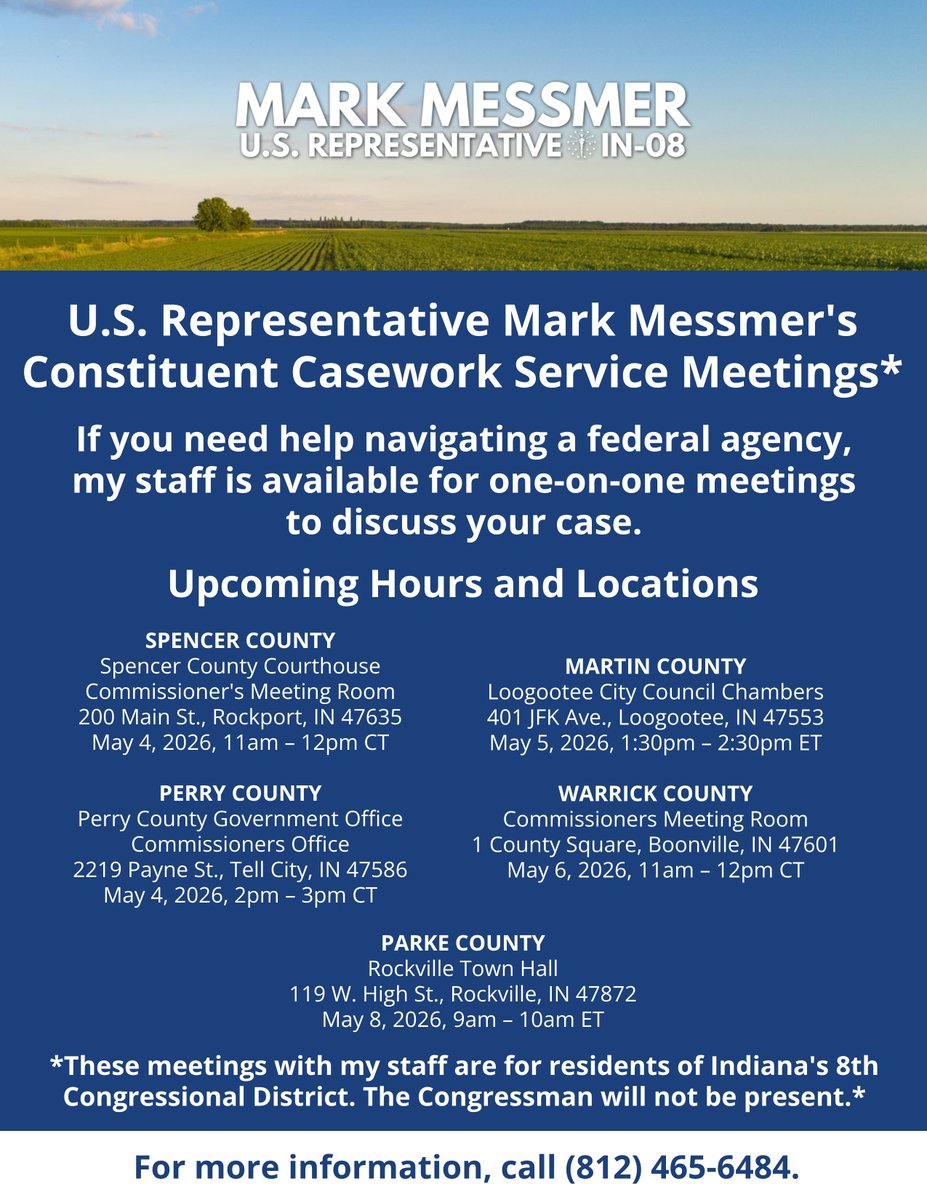 Congressman Mark Messmer tweet media