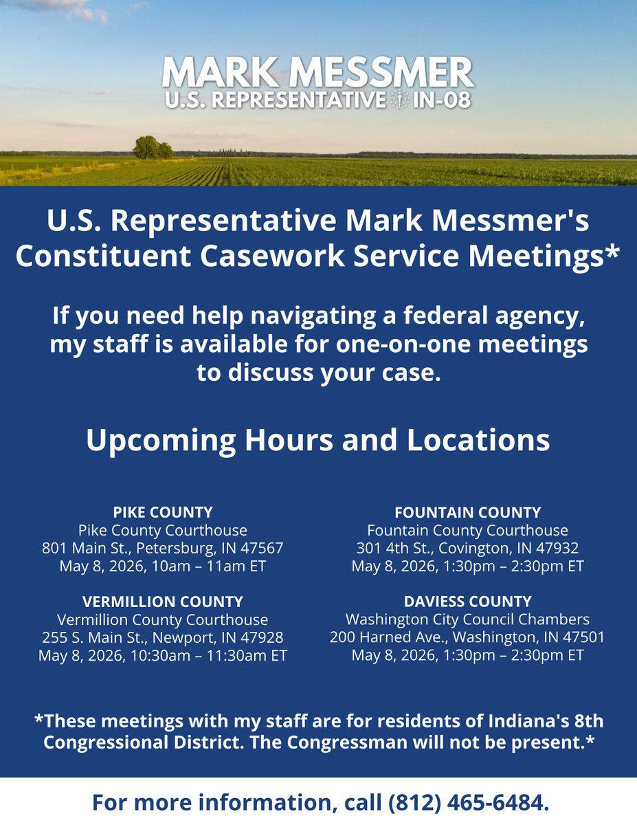 Congressman Mark Messmer tweet media