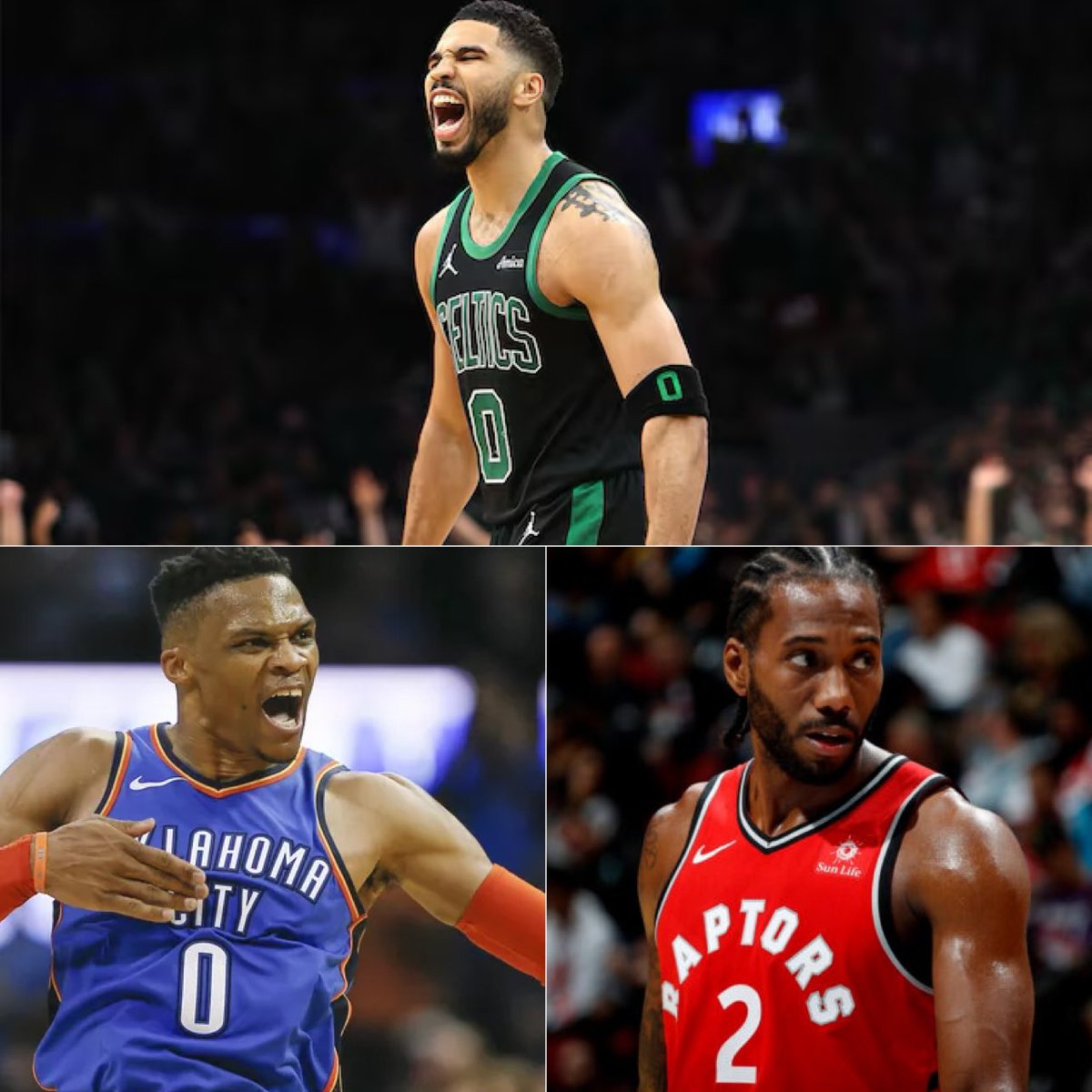 brasilcoast2's tweet photo. 📊 ATENÇÃO:

Jayson Tatum chegou aos 3.035 pontos na sua carreira nos playoffs.

Isso significa que ele empatou com RUSSELL WESTBROOK em mais pontos na história dos playoffs.

E mais:

Tatum está a míseros 100 pontos de passar KAWHI LEONARD na lista. https://t.co/bZThBTkV3X
