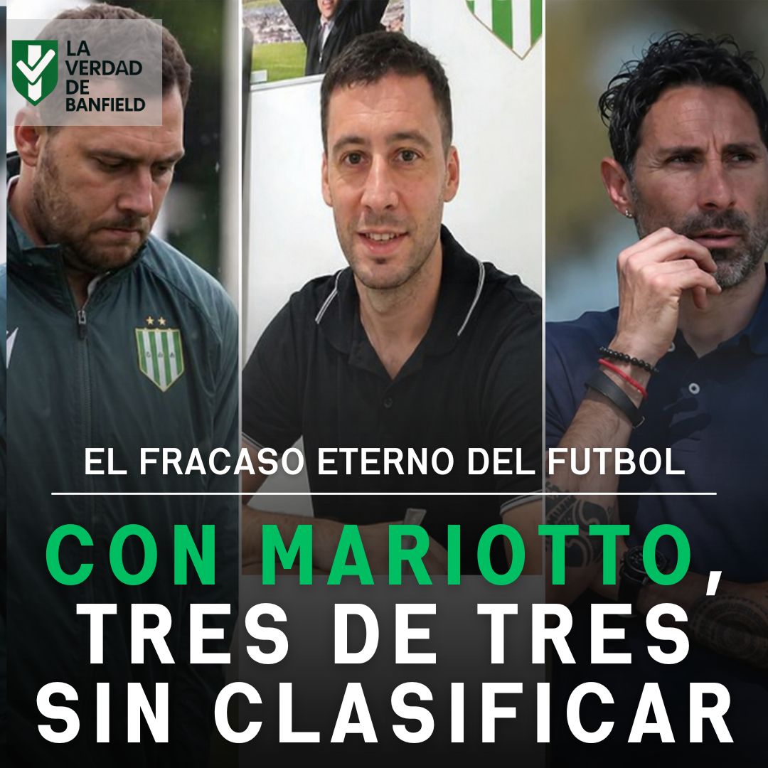 Otra vez #Banfield afuera de los playoff.
3 torneos, 3 fracasos. Esta vez, 2 fechas antes… en un formato donde clasifican 16 de 30.

Más de 30 refuerzos, millones gastados y ni un equipo competitivo. La “herencia” ya no justifica nada.

Desmanejo total.

instagram.com/p/DXnfU-IkVaW/…