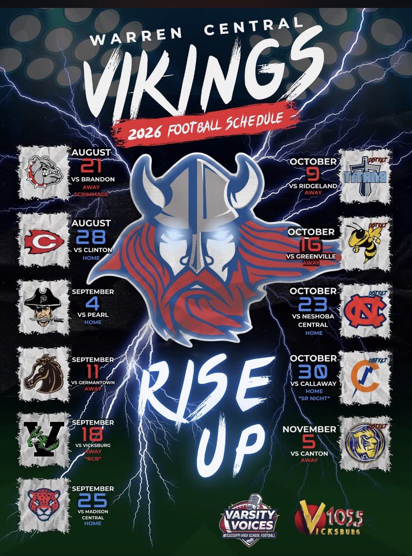 WC_PACowboy's tweet photo. Get ready!!! Viking football and season 2 of the Varsity Voices podcast back this August. @StateChampRadio https://t.co/bIzIdjQtq2