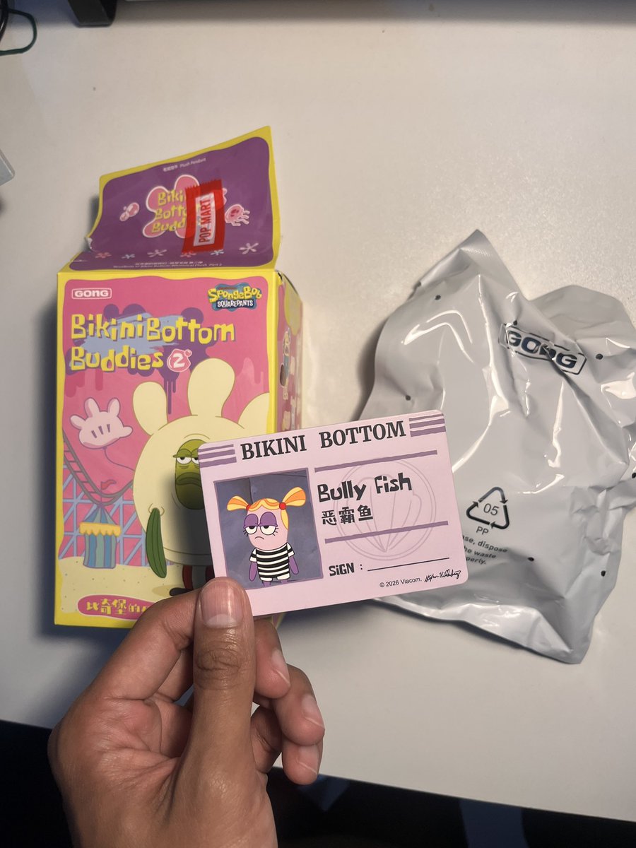 tupperwaremam's tweet photo. wts Pop Mart Bikini Bottom Buddies V2
Bully Fish
Harga 185k aja atau trade dengan yang mail, explore or crutch

Lok jaksel &amp; bisa shopee

#zonauang #zonajajan https://t.co/UYvKQKMnm0