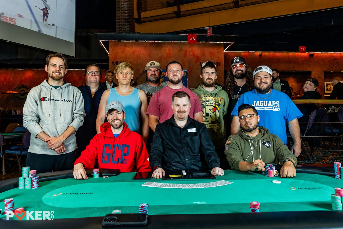 And then there were 10...

Final Table here at <a href="/H_ShoePokerRoom/">Horseshoe Tunica Poker Room</a> for the <a href="/WSOP/">WSOP - World Series of Poker</a> Main Event! 

We'll crown a winner tomorrow!