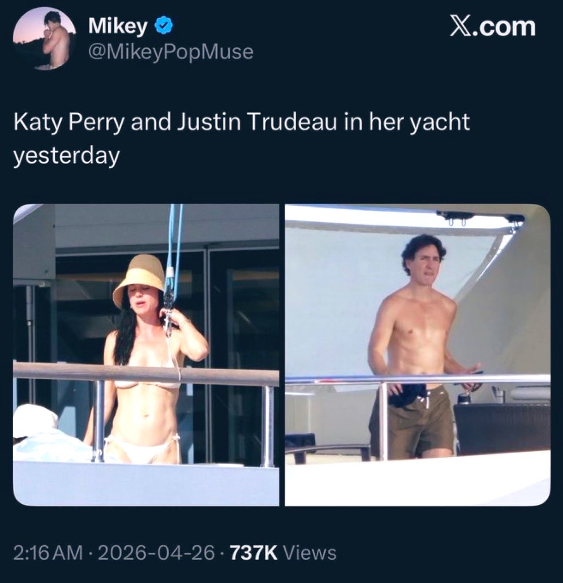 andrearthurciel's tweet photo. « Réduire les émissions de carbone et lutter contre le changement climatique m’importent, ils importent aux Canadiens, et ils importent au monde. »

~ Justin Trudeau - fraudeur, ancien PM.

* https://t.co/ZpdKWymWkJ