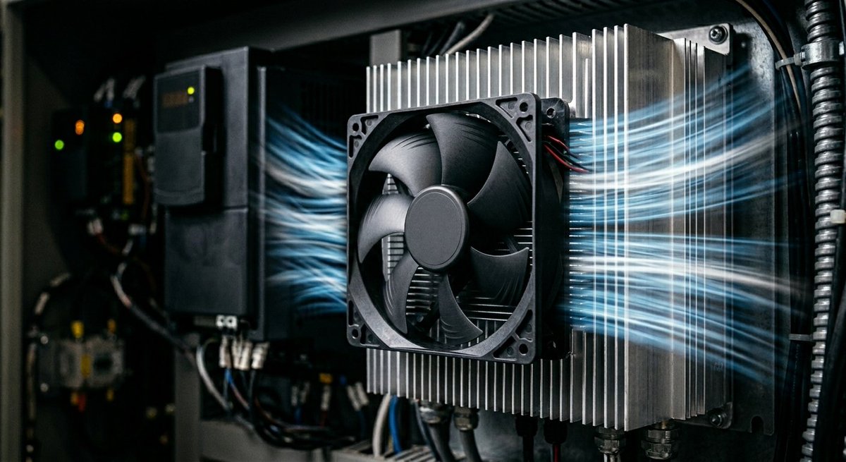 CooltronF42164's tweet image. 🔄 VFD running hot? Don’t let a $20 fan kill a $5k drive.
💨 Learn how to match CFM &amp;amp; static pressure the right way—plus the one bearing type that actually survives 24/7 heat.
👉 Your equipment’s lifespan starts with the right fan: cooltronfan.weebly.com/1/post/2026/04… 
#VFD #Cooltron