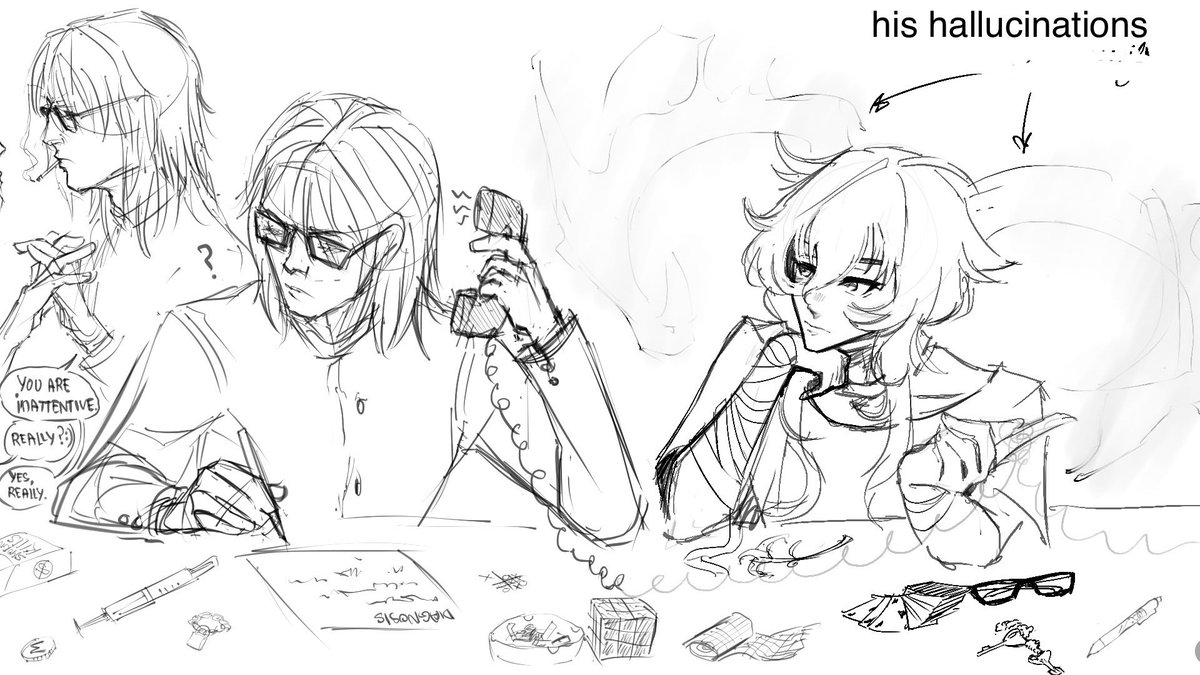 BiBibelovedd's tweet photo. psychiatrist and his fav patient || mine and @4iyoon4 ‘s OCs in magma https://t.co/IMPuk1KHlp