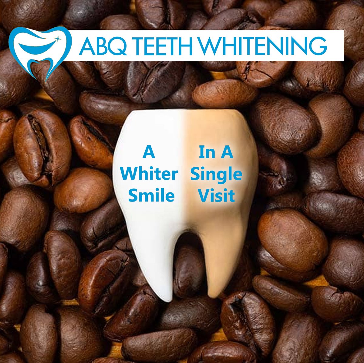 AbqTeethWhite's tweet image. Coffee stains are tough, but ABQ Teeth Whitening is tougher. You can have a brighter whiter smile in a single visit.

#coffee #coffeelovers #teethwhitening #brightsmiles #Albuquerque