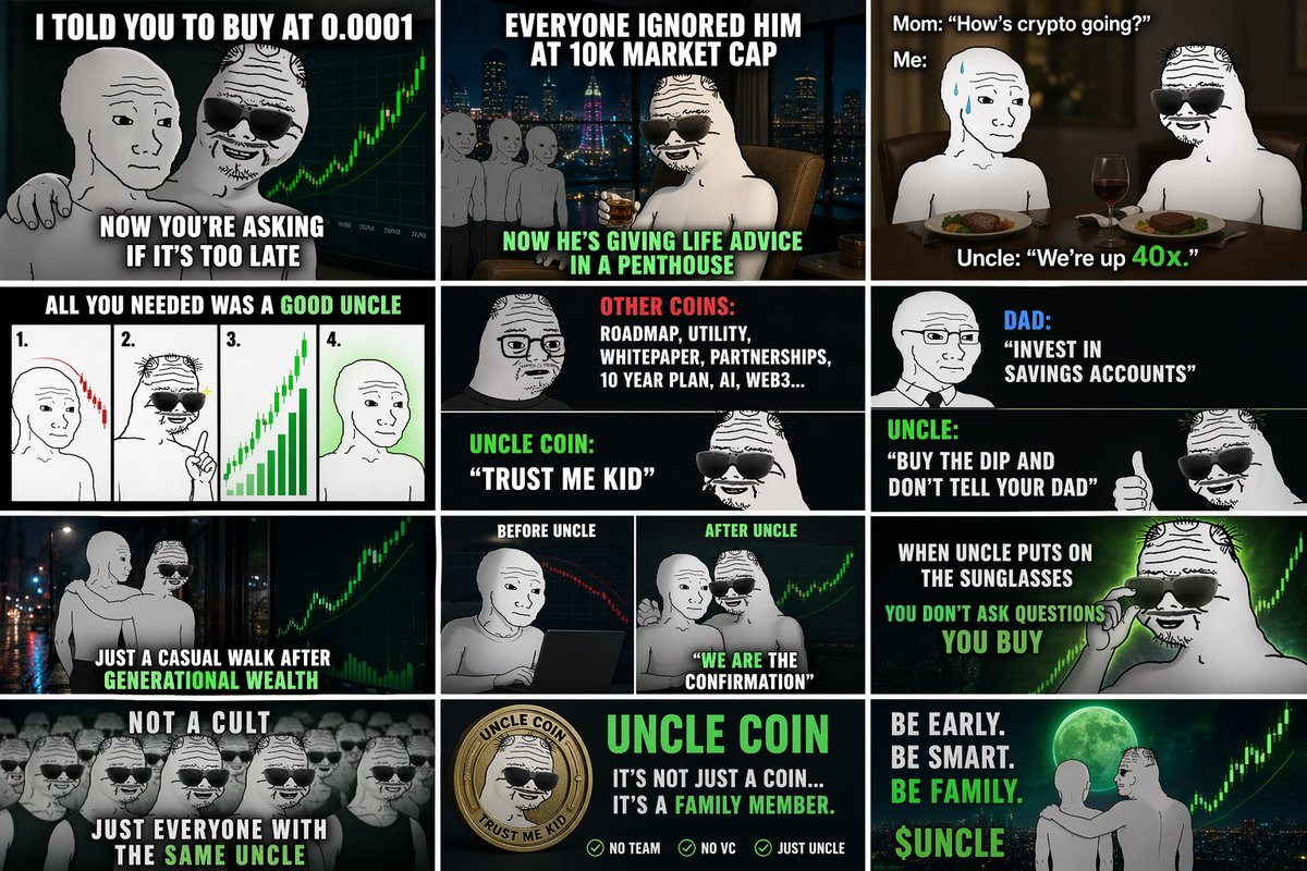 Zireri_'s tweet photo. @poe_real69 Hustle your way to $UNC on ETH

@Unc_cult 

Uncle of $WOJAK https://t.co/XKIM57g4ya