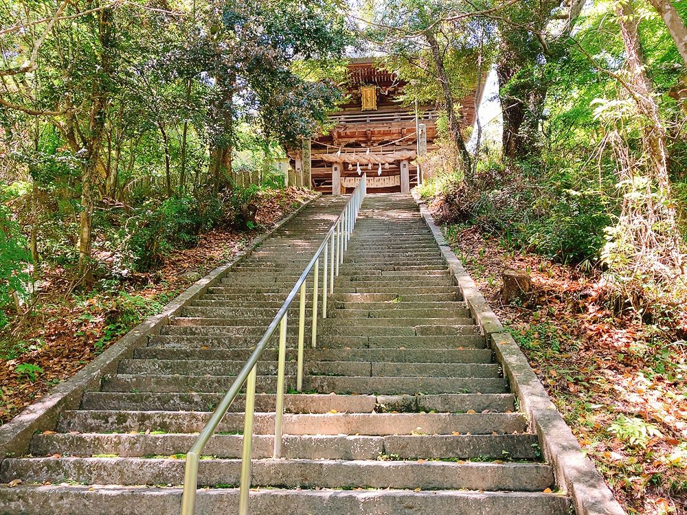 samuneco's tweet photo. 賀羅加波神社から移動して御調八幡宮へ
結構な段数の階段を登りますよ〜
丁度連絡して御朱印を頂く方がいて一緒に頂くことができました、このことを含め糸﨑神社で御神木パワーを頂いたからかこの日はお参りした神社全てで御朱印を頂けました
#印活 #御朱印 #御調八幡宮 #直書き #三原 https://t.co/WMDQj7KV7y