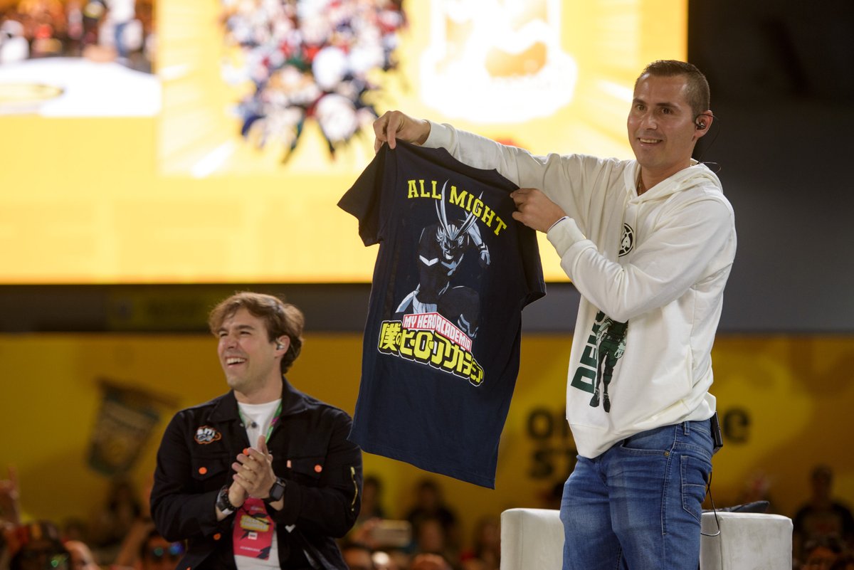 Popkinema's tweet image. &amp;gt;ᴗ&amp;lt; #Anime | #Crunchyroll anuncia colaboración entre #ClubAmérica y la exitosa serie #MyHeroAcademia. La alianza es una colección de playeras ilustradas con algunos de los personajes del anime de venta exclusiva y por tiempo limitado en Ameshop y Suburbia a partir del 1 de mayo