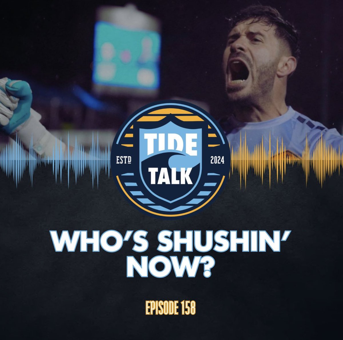 TideTalkRI's tweet photo. 🚨 E158: WHO’S SHUSHIN’ NOW?

➡️ @RAHealey @quadros13 &amp; @tsclafani20 talk #RIFC’s penalty shootout win over hartford in the Prinx Tires #USLCup, share your takes &amp; more!

🌊 #UpTheTide!

📲 https://t.co/qR26tF3f19 https://t.co/WKbLbrZE7z