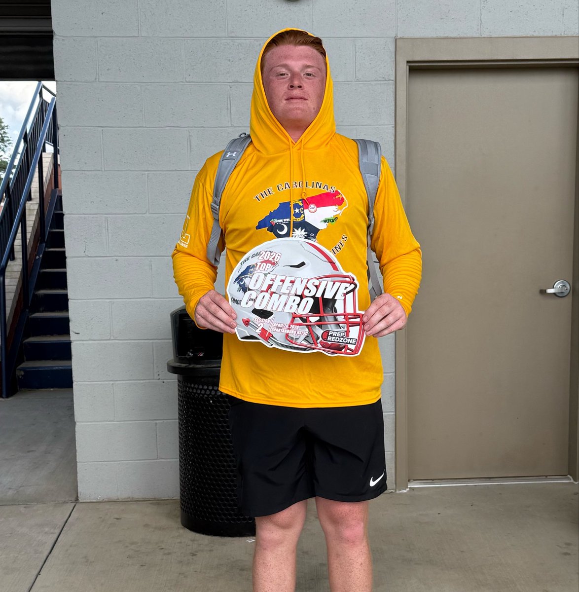 matthew_casey08's tweet photo. Had a great day at @CoachesCombines Grateful to have received the Top Offensive Combo Award for the 2nd year in a row!  @OfficialWrenFB @MrCoachFrate @CoachPerdomo @CoachLollis @ZachPritchett @Miller_Jordan3 @sixstarfootball https://t.co/A46v15W8Ld