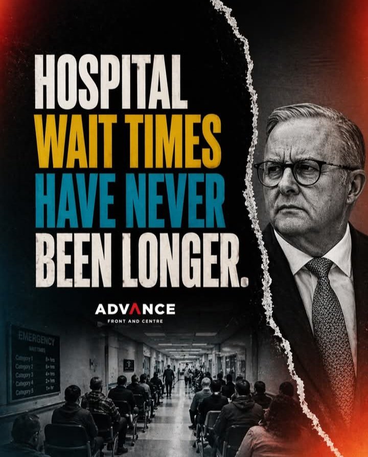 Hospital wait times have never been longer.

This is what Labor's mass immigration has done to our hospitals.

Frontline workers overburdened. Beds taken. Australians waiting longer than ever just to be seen.

Albo opened the floodgates to over a million new arrivals. Now you're