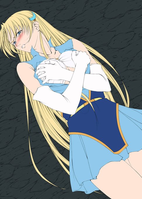 FANZAとDLsiteとでGWセール中のワーズワースのシャロンの18禁同人漫画「がんばれシャロンちゃん3」から この作品は一部の差分絵にゲーム版後期の脱衣が追加されてますね。 まぁゲーム版とOVA版では袖と色しか違いは無いんですが… FANZA DLsite