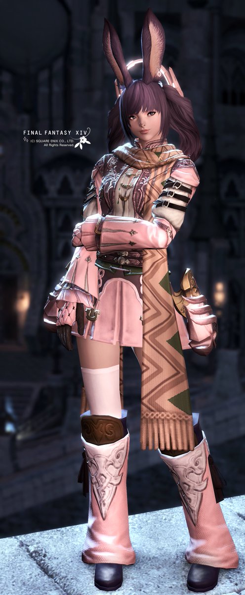 beteru7's tweet image. 7.5でガレマルド行きそうなので冬服出した🥊🐰🧣
#FF14 #3shineViera