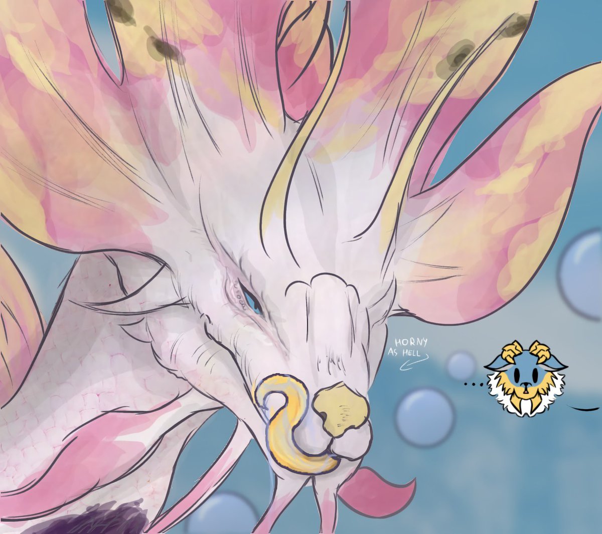 1ri__ss's tweet photo. Why Are you looking at him like that, Mizu?

#Mizutsune #Zinogre #MonsterHunter #MH #Digitalart #art https://t.co/pOP64pLfzw