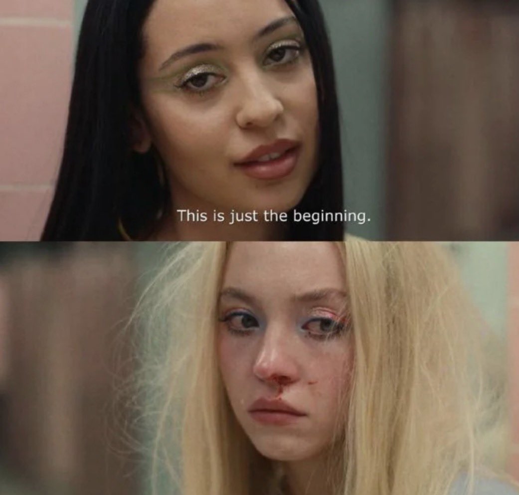 she really put a hex on her this day