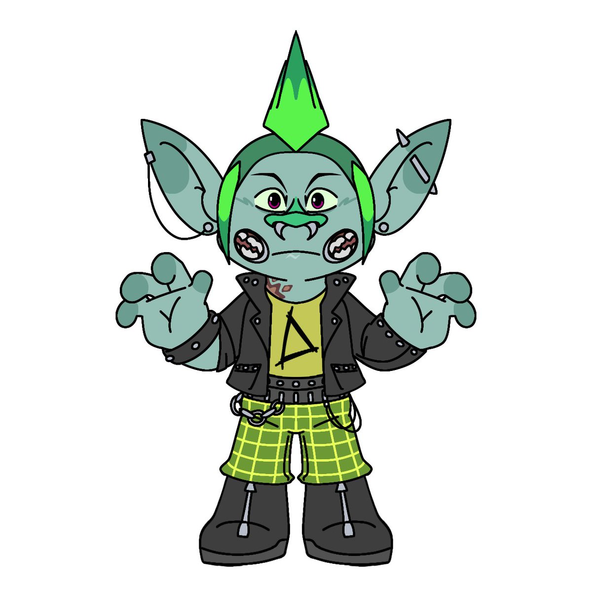 _Tikles_'s tweet image. I forgot
I got new Oc's ,their genres and names.
1.Hardcore Techno:Jules
2.Punk:Grin
3.Horrorcore:Tammy
4.Big Room House:Leslie
#Trolls #TrollsOc 
(the four of them are a gang of vandals)