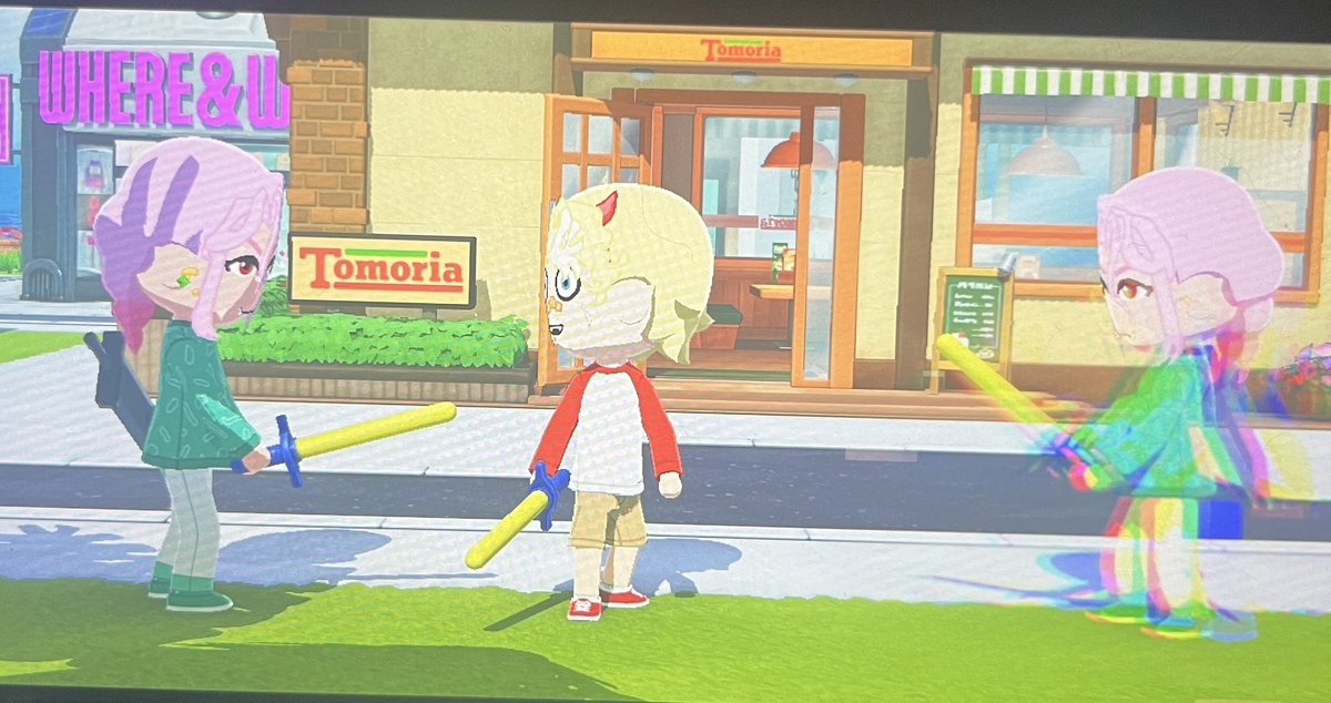 Bubvyalt's tweet photo. The most canon bedrockbros interaction I've ever seen happened on my Tomodachi life island https://t.co/uB1MPeYjdU