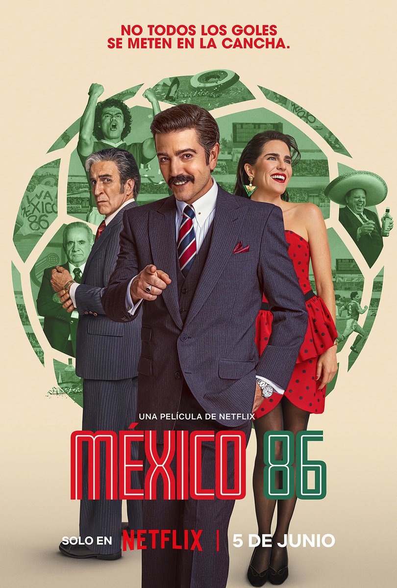 Popkinema's tweet image. 📺 #Streaming | La historia del mexicano que logró lo imposible (aunque nadie supo su nombre). #México86: la nueva película de #DiegoLuna llega este 5 de junio, solo en #Netflix