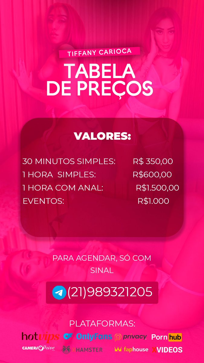 TIFFANY CARIOCA | CANAL DE PRÉVIAS GRATUITAS tweet media