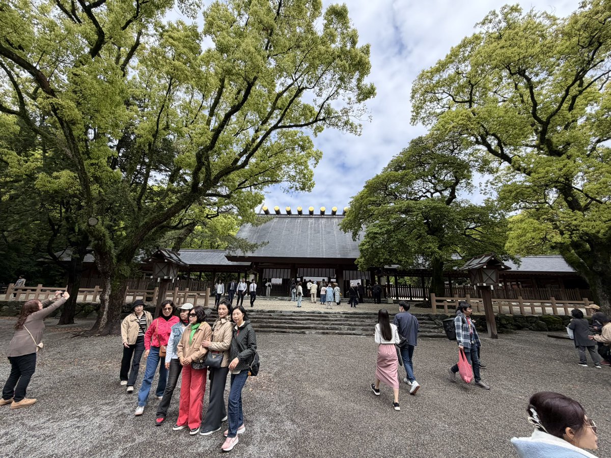 consaurunner's tweet photo. 11時10分
熱田神宮

#名古屋 #一人旅 #旅ラン #豊臣兄弟 #サウナ #城  #せんべろ https://t.co/KeyY68o543