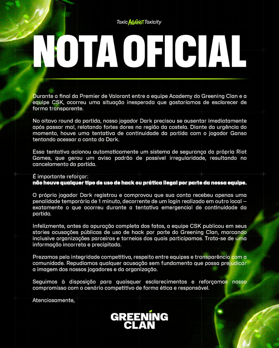 GREENING CLAN tweet media