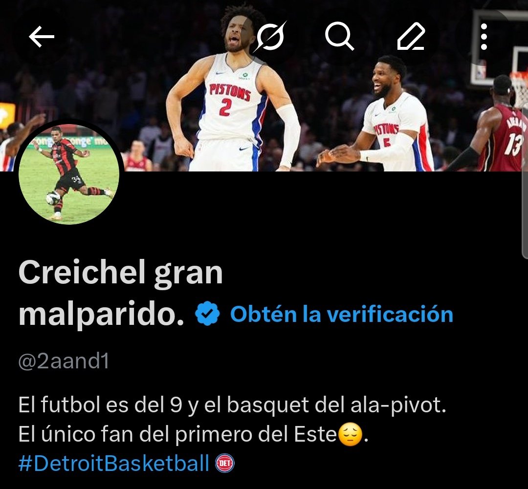 Creichel gran malparido. tweet media
