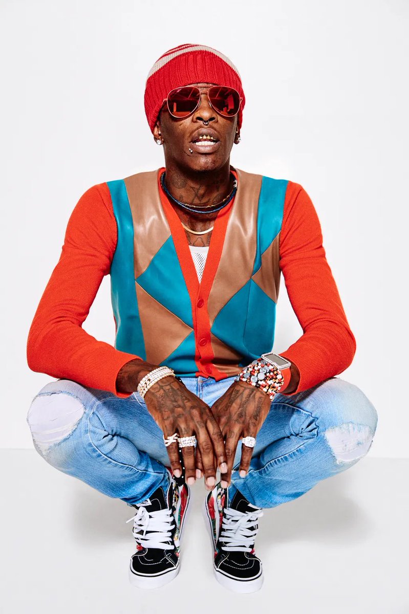 reftop005's tweet photo. only young thug could swag in sum shi like this https://t.co/jTcQrZfDii