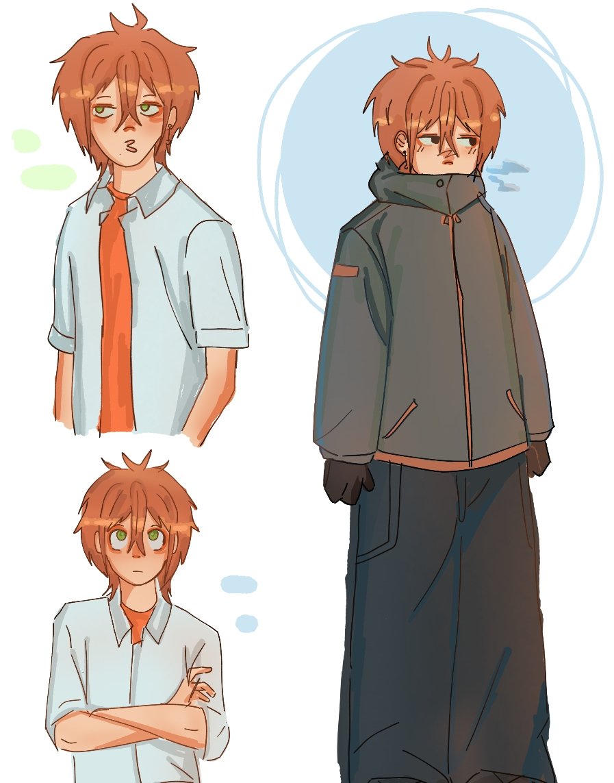 bayu_ilou's tweet image. this oc I feel like it's going to stay... Maybe #oc #art #support