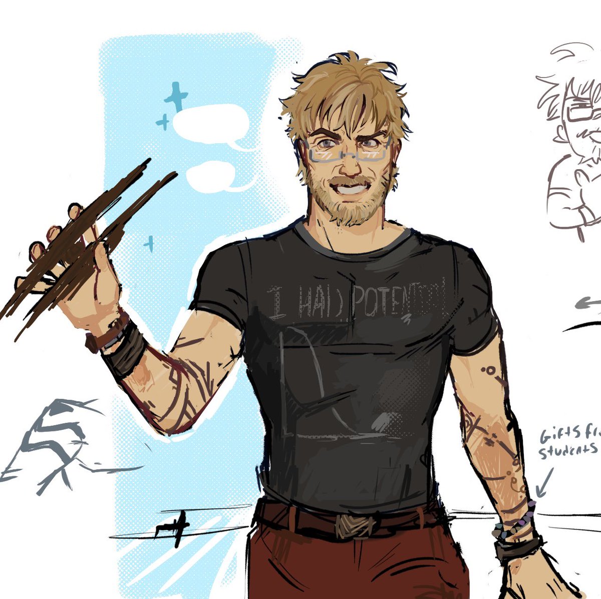 PickettsSpam's tweet photo. Seasoned Erididan teacher Grace. Taking heavy inspo from Rocky’s markings #projecthailmary #RylandGrace https://t.co/Ktd71014SC