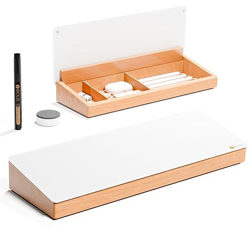 I just received Desktop Glass Dry Erase Whiteboard with Wooden Storage Box for Office Supplies, Keyboard Stand, Desk White Board with Drawer for Stationary, Marker &amp; Eraser Included, from madhatter1696 via Throne. Thank you! throne.com/dannydinosaur #Wishlist #throne