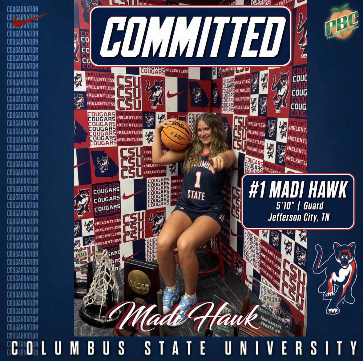 AudreyHawk4's tweet photo. Excited for new beginnings 
@CSUCougarsWBB @CoachHouser @madihawk_basket https://t.co/PIpq9WcNRs