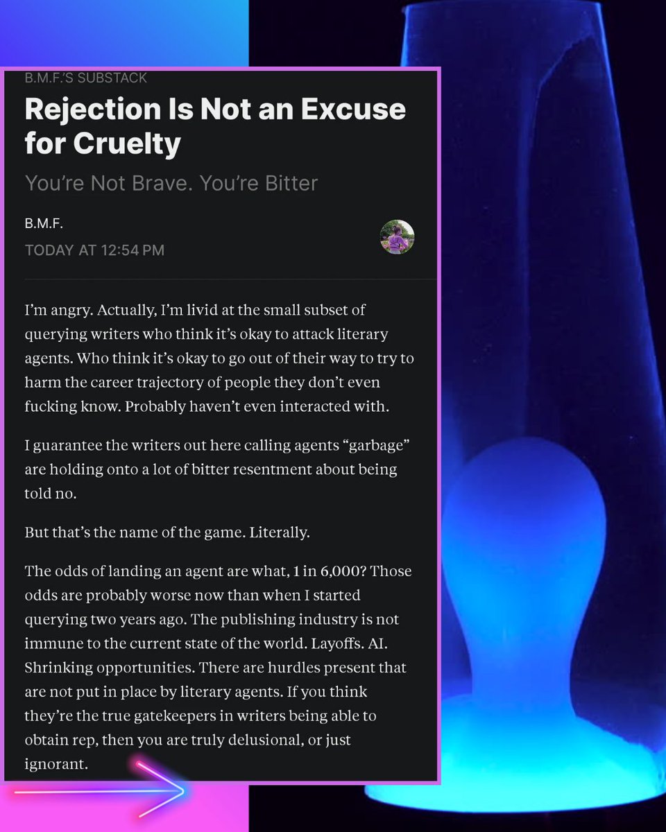 BMFwrites's tweet image. I said what I said.
And it needs to be said more. 

With the irony of the f-bombs and all, can we all agree this is a professional industry, not a soap opera? 

#bekind #amquerying #litagents